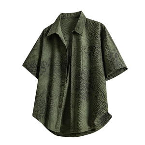 <span class=keywords><strong>Camicia</strong></span> Estiva a Maniche Corte con <span class=keywords><strong>Stampa</strong></span> Serpente, Stile <span class=keywords><strong>Giapponese</strong></span>, Casual, per Ragazzi, con Logo Personalizzato OEM, Fornitura Diretta dalla Fabbrica - Product Image 2