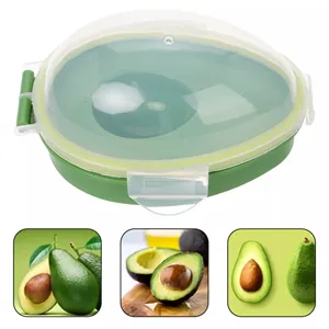 Wholesale Kitchen Food <b>Storage</b> <b>Box</b> Avocado Space Saving Container Vegetable Organizer Reusable Plastic Fruit Containers Crisper - Product Image 6
