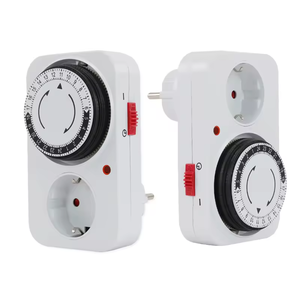 Minuteur mécanique écologique <span class=keywords><strong>HBN</strong></span> 16A, lot de 4 avec sécurité enfant, programmation 24h, intervalle de commutation de 30 minutes - Product Image 5