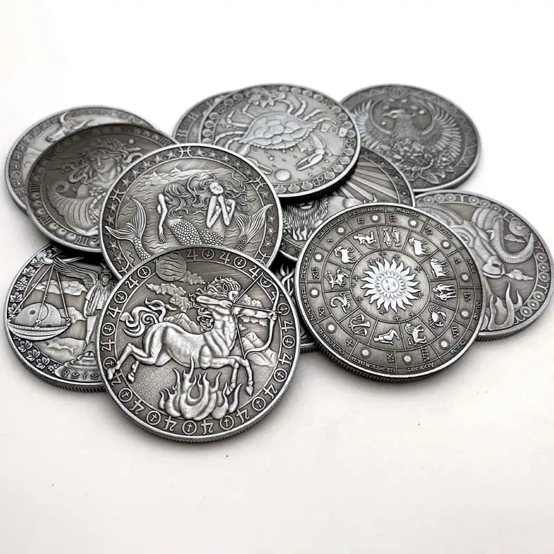 동전 제조 업체 사용자 정의 저렴한 해적 도전 동전 금속 골동품 소장 동전