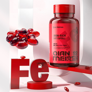 DHOP Cuidado femenino Softgels Hierro Deficiencia Anemia Heme Hierro Fe Suplemento en stock - Product Image 1