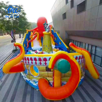 Jouets gonflables, monde sous-marin, équipement de jeu en plein air, aire de jeux pour enfants, château gonflable, toboggan, château de saut en mer, matériau PVC
