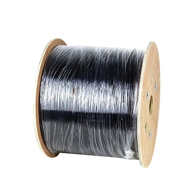KICO 4 Core Steel/FRP Fiber Optic Drop Cable FTTH Outdoor 1-5KM Roll LSZH/PE Jacket ISO9001 Certified OEM