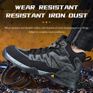 מגפי בטיחות פלדה אופנתיים חדשים, נעלי ריתוך עמידות לנשים ריתוך, נעלי עבודה, נעלי בטיחות עליונות. - Product Image 4