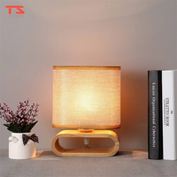 Lampe de Table LED en Bois au Design Nordique Moderne, Idéale pour Salon, Chambre, Bureau, Homestay – Nouveauté Promotionnelle