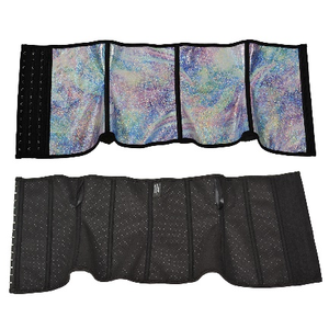 Extreme Curvy Women Body Shaper Customized Holographic PVC Corset <b>Dress</b> with Breathable Waist Slimming Feature - Product Image 6