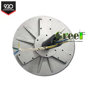 Generador de imanes permanentes sin núcleo de flujo axial de 10kW 100RPM 150RPM para turbina eólica vertical