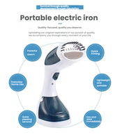 Défroisseur Vapeur Portable 1500W Léger et Compact pour la Maison et les Voyages – Fer à Vapeur pour Vêtements