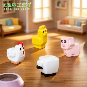 Figuras <span class=keywords><strong>de</strong></span> animales <span class=keywords><strong>de</strong></span> alpaca en versión Q para micropaisajes, accesorios decorativos DIY, mini adornos. - Product Image 3