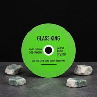 Lame de scie en émeri Glass King White OEM pour découpe de verre, bouteilles de vin, plaques de roche, carreaux de céramique, jade, et pour meuleuse d'angle spéciale pour la découpe de métaux
