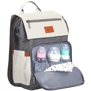 Mochila de Fraldas Feminina de Grande Capacidade em Poliéster, Multifuncional, Impermeável, para Viagem, para Todas as Estações - Product Image 3