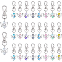 Livraison Rapide Porte-clés Ange Pierre de Naissance en Gros, Porte-clés Ange Gardien, Cadeau de Mariage, Baptême, Bénédiction pour Femme, Prêt à Expédier
