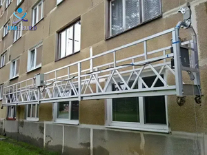 Nền tảng làm việc trên không zlp nền tảng Hợp kim nhôm giàn giáo điện Gondola dây treo nền tảng nâng để làm sạch mặt tiền - Product Image 4