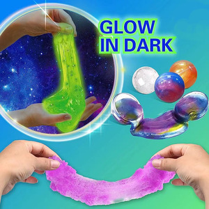 Variety Slime Balls Party Favors for Kids, Perfect Kraft Bulk Premade Slime Pack Gift Toys with Galaxy, Butter,Cloud, Unicorn - Product Image 2
