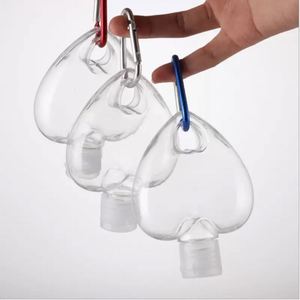 Botella de PETG Transparente de 50 ml y 60 ml con Forma de Corazón, Pulverizador de Niebla Fina con Bomba Invertida, Botella para Desinfectante de Manos - Product Image 4