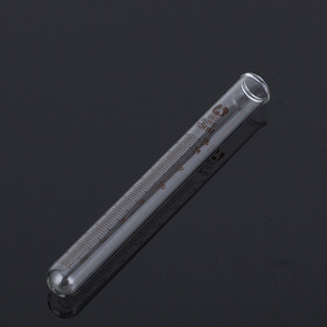 Laboratório consumíveis transparente vidro teste tubos redondo inferior com graduação 5ml 10ml 15ml 20ml 25ml 50ml - Product Image 2