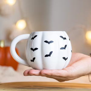 Juego de Tazas de Cerámica con Forma de Calabaza para Halloween, Regalo Festivo, Tazas de Café y Té de Alta Calidad - Product Image 4
