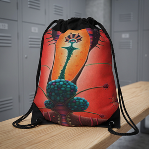 Mochila Deportiva Multifuncional de Poliéster Impermeable Sublimado con Logotipo Personalizado, Asa de Cuerda y Diseño Único - Product Image 2