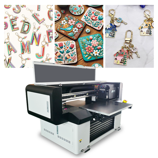 A2 Size Uv Flatbed Glass Leather and Wood 6042 Inkjet Printer Pens Printing Machine Indoor and Outdoor Use Uv Printer