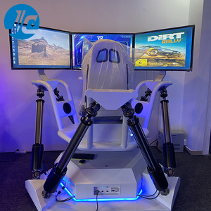 Simulador de Carreras VR de Primera Calidad, de Acero y Aluminio, 6 DOF, 3 Pantallas, para Interiores y Exteriores, Parques de Aventuras, Centros Comerciales, Cabina de Juego, Carreras de Autos - Product Image 5