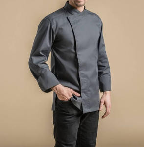 Giacca da Chef traspirante Patchwork a maniche corte monopetto giacca estiva magliette da lavoro uniformi da cucina cucina del ristorante - Product Image 4