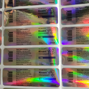 Etiquetas de medicamentos de etiqueta de vial privado MOQ bajo personalizado para etiquetas de embalaje de botellas de viales - Product Image 5