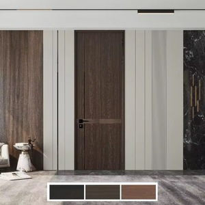 Thiết kế hiện đại lõi rắn lớp cửa chống cháy chúng tôi NFPA 252 chứng nhận bên cho căn hộ bên ngoài phòng ngủ tầng hầm khách sạn - Product Image 5