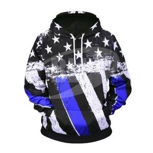 Sweat-shirts à capuche unisexes en polaire 100% polyester, imprimés par sublimation personnalisée, à carreaux, pour l'hiver, tailles personnalisées - Product Image 1