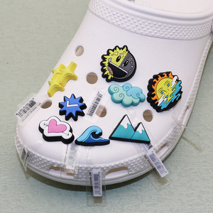 Vente en gros sabots personnalisés en PVC breloques pour chaussures en PVC sandales de créateurs personnalisées breloques pour chaussures de dirigeable vente en gros - Product Image 2