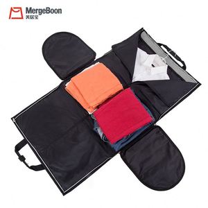 Free Sample Best <b>travel</b> Double use weekend <b>garment</b> Suit duffle <b>bag</b> suitcase combination RPET - Product Image 5