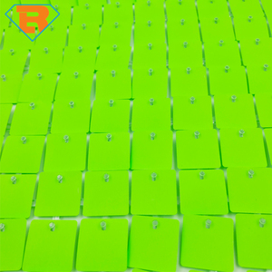 2023 Color verde fresco 4D lentejuelas Panel de rejilla transparente fondo de pared brillante para cumpleaños decoración de eventos de boda - Product Image 5