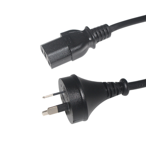 AS/NZS 3112 conforme IEC à C13 câble d'alimentation prise AU pour racks de serveur d'ordinateur 10A 250V conducteur en cuivre pur évalué - Product Image 2