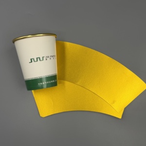 Gobelets en papier doré/argenté de haute qualité, personnalisables avec logo, revêtement PE, qualité alimentaire, imperméables, pour café, mariage, fête - Product Image 4