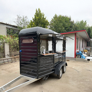 Chariot à café innovant avec cuisine complète pour les snacks de rue et les food trucks éphémères - Product Image 1