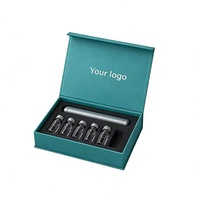 Boîtes personnalisées gaufrées pour peptides, étiquettes pour flacons de 3ml/5ml/10ml, emballage de stylo à peptide unique, boîte à clapet pour cosmétiques de beauté