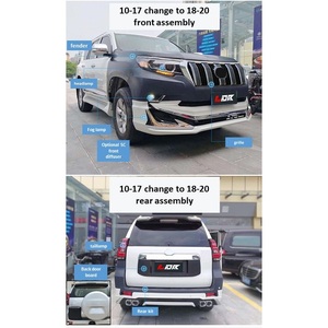Kit carrosserie pour <span class=keywords><strong>TOYOTA</strong></span> <span class=keywords><strong>Land</strong></span> <span class=keywords><strong>Cruiser</strong></span> <span class=keywords><strong>Prado</strong></span> 2010-2017 au style <span class=keywords><strong>2020</strong></span> avec pare-chocs, calandre, phares LED, capot, ailes, feux arrière en stock - Product Image 4