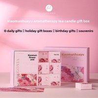 Bougie d'ambiance aromatique en cire de soja mélangée en gros, coffret haut de gamme, idéale pour les fêtes, mariages, événements, cadeaux de remise de diplôme