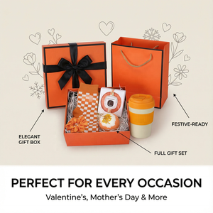 Lunaire - Set de <span class=keywords><strong>Regalo</strong></span> de Cuidado Personal Naranja de 6 Piezas con Bolsa y Caja de <span class=keywords><strong>Regalo</strong></span> - <span class=keywords><strong>Kit</strong></span> de Spa para Mujer, Paquete de Relajación con Taza y Vela - Product Image 4