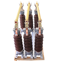 YONGCELE RW5-35/HRW5-35 Outdoor Drop-out HV Fuse Cutout 35kV 100A/200A 50Hz Porcelain/Silicone Rubber Insulator Expulsion Type