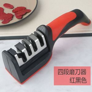 OEM ODM Household Multifunctional Three-Stage Tungsten Steel Ceramic Eco-Friendly Coarse Grit Durable <b>Knife</b> Sharpener Quick - Product Image 3