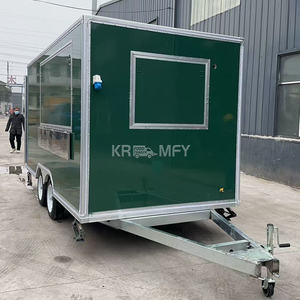 Carros de Comida, Carro de Helados, Quiosco, Camión Móvil de Té de Burbujas, Contenedor de Envío, Remolque Cuadrado de Comida - Product Image 5