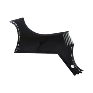 RTS YDM râu của nam giới định hình mẫu Tạo kiểu lược râu trong suốt Công cụ làm đẹp râu cắt tỉa mẫu kiểu tóc - Product Image 1