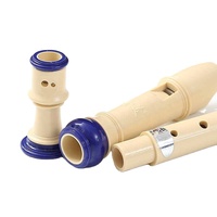 Adjustable 6/8 Hole Treble Flute Shape Long ABS Non-toxic Soprano Recorder Clarinet Home Decoration