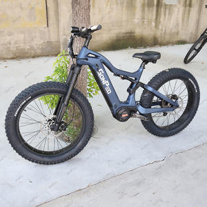 Cuadro Gonped Último Modelo 2022 para Bicicleta de Montaña Fat Tire de 26" 1000w 48v, Cuadro Bafang M620 para Ebike de 1000w, Cuadro de Carbono con Suspensión Completa - Product Image 2