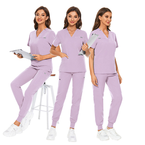 2025 personnaliser de nouvelles couleurs vêtements de travail gommages médicaux pour unisexe gommages vêtements chirurgicaux couleur gommage ensembles hôpital uniforme - Product Image 3