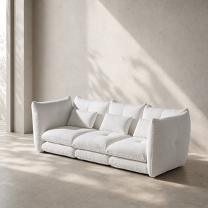 Canapé modulaire en forme de L, style Cloud, à assise profonde, pour salon, villa, appartement - Product Image 1