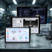 Système de navigation automobile DeYongwang Android à grand écran OLED 9/10 pouces, résolution 1024x600, tout-en-un pour CarPlay sans fil