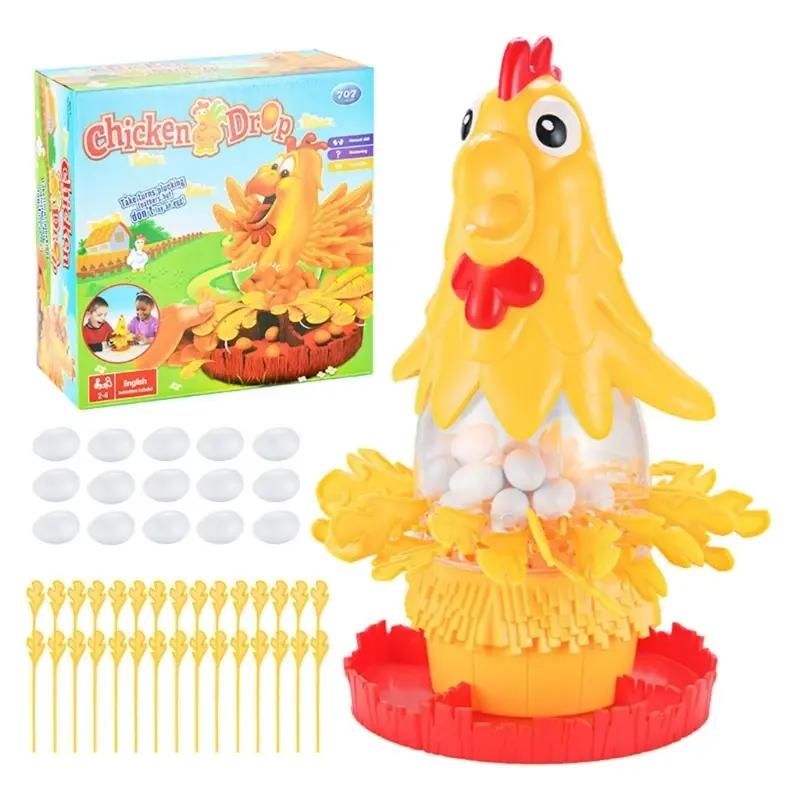 Brinquedo educativo interativo para crianças, jogo de festa de atividades em família, jogo divertido para postas de galinha, brinquedo educativo para crianças