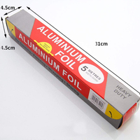 25 SQ.FT. prix de gros papier d'aluminium cuisine alimentaire feuilles rouleau d'aluminium pour l'emballage des aliments