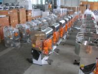 Presse-agrumes automatique commercial 120W motorisé, 20 oranges/min, garantie 12 mois, orange/vert lime, léger